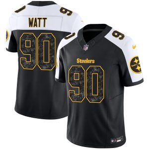 Men's Steelers Grunge Vapor Limited Jersey - All Stitched
