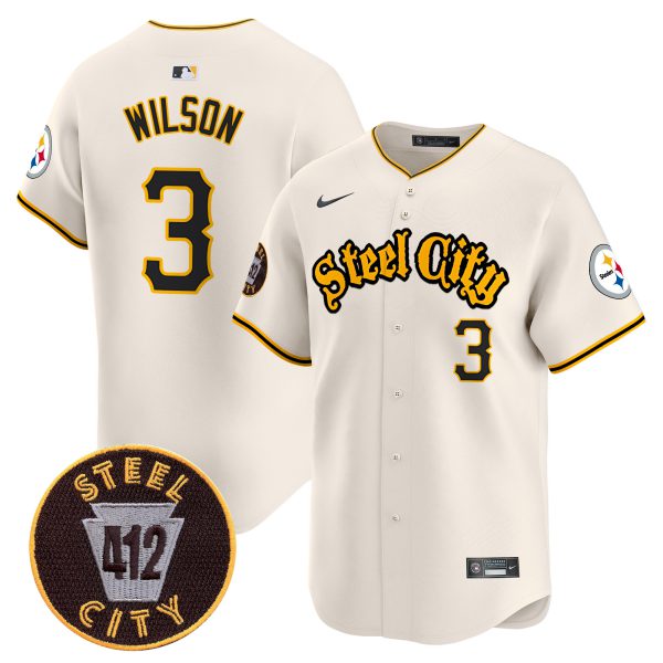 Men's Steelers 412 Patch Vapor Premier Limited Jersey - All Stitched - Image 9