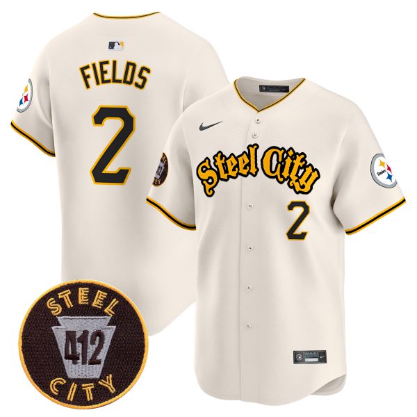 Men's Steelers 412 Patch Vapor Premier Limited Jersey - All Stitched - Image 10