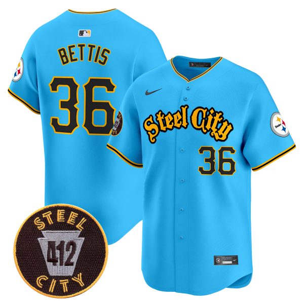 Men's Steelers 412 Patch Vapor Premier Limited Jersey - All Stitched - Image 39