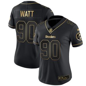 Women's Steelers White Gold & Black Gold - All Stitched
