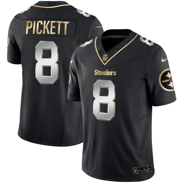 Men's Steelers Gold Vapor Jersey - All Stitched - Image 9