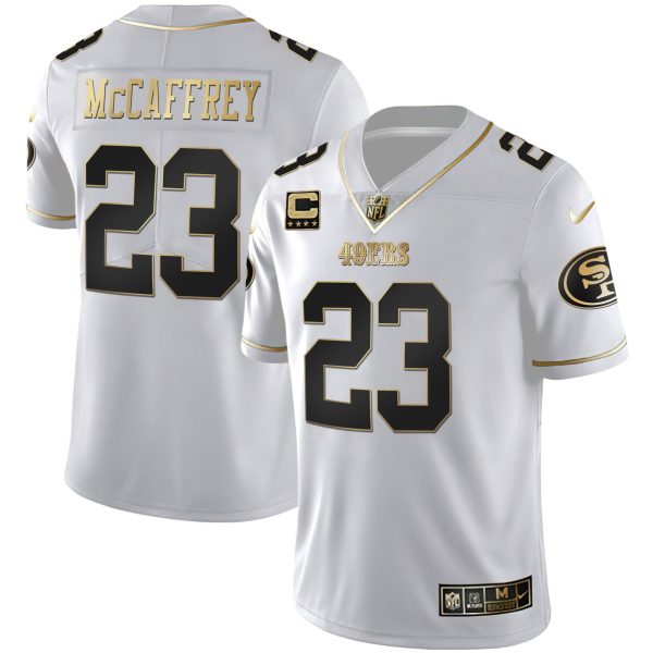 Youth's Christian McCaffrey 49ers Gold & Split - All Stitched - Image 2