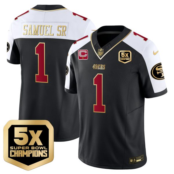 Men's 49ers 5x Super Bowl Champions Vapor Limited Jersey - All Stitched - Image 2