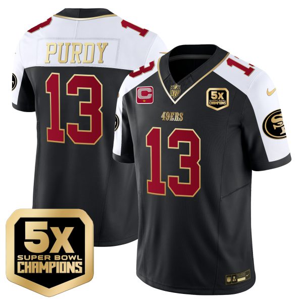 Men's 49ers 5x Super Bowl Champions Vapor Limited Jersey - All Stitched - Image 3