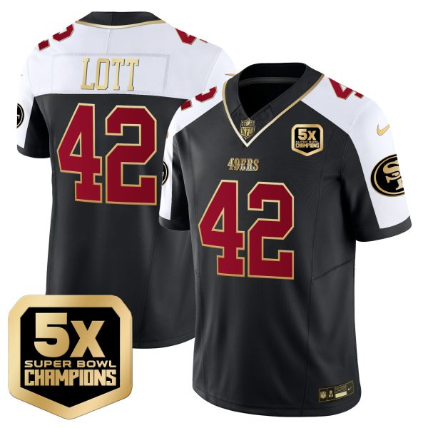 Men's 49ers 5x Super Bowl Champions Vapor Limited Jersey - All Stitched - Image 9