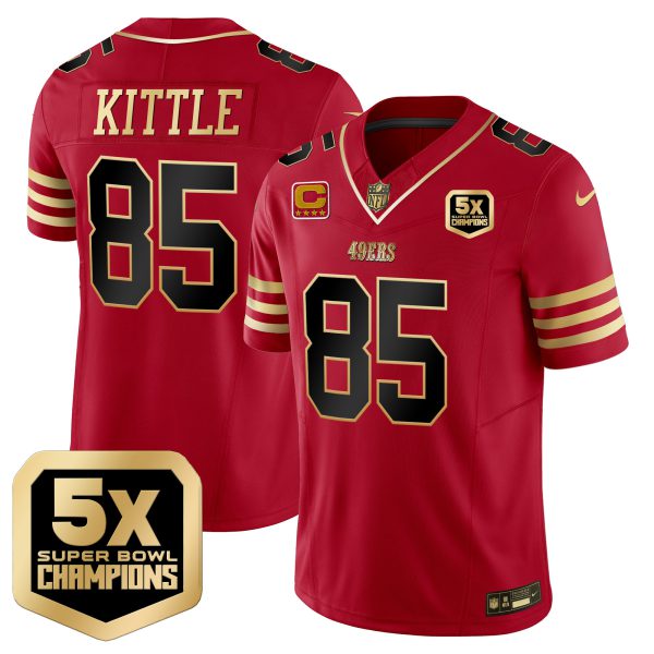 Men's 49ers 5x Super Bowl Champions Vapor Limited Jersey - All Stitched - Image 14