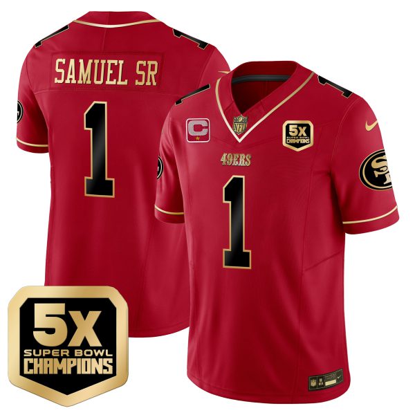 Men's 49ers 5x Super Bowl Champions Vapor Limited Jersey - All Stitched - Image 22