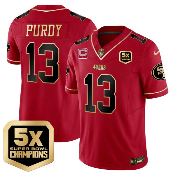Men's 49ers 5x Super Bowl Champions Vapor Limited Jersey - All Stitched - Image 23