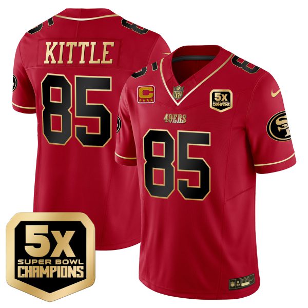 Men's 49ers 5x Super Bowl Champions Vapor Limited Jersey - All Stitched - Image 24