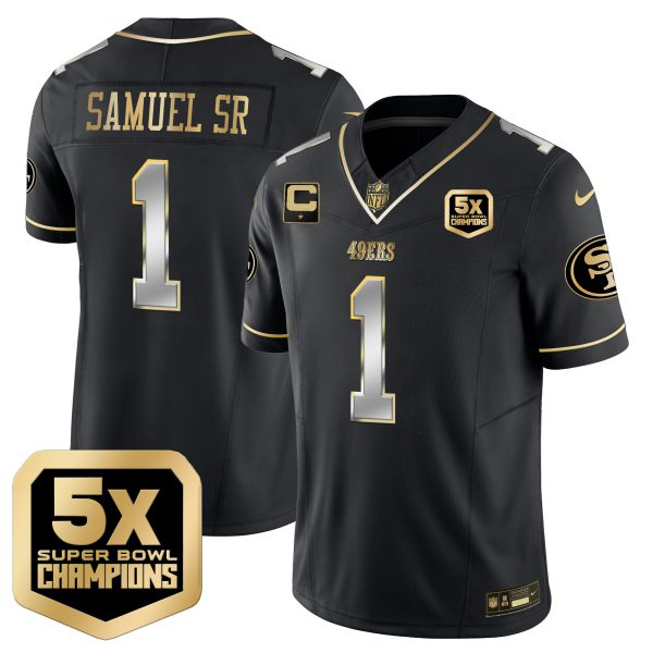 Men's 49ers 5x Super Bowl Champions Vapor Limited Jersey - All Stitched - Image 32