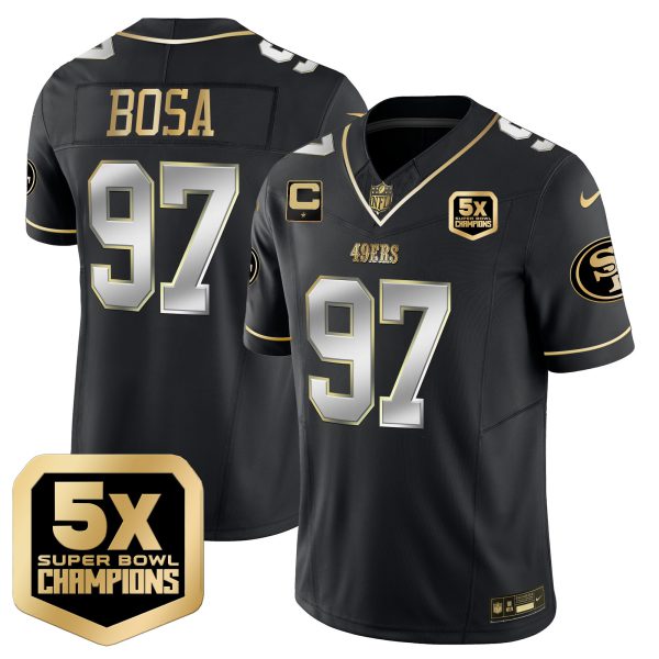 Men's 49ers 5x Super Bowl Champions Vapor Limited Jersey - All Stitched - Image 37