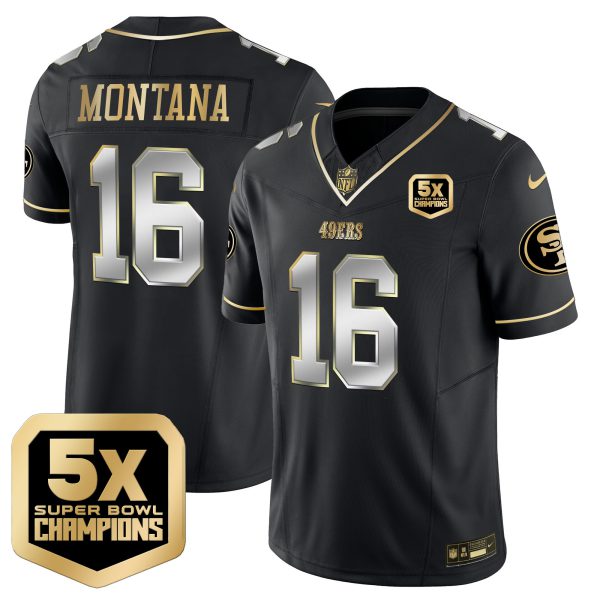 Men's 49ers 5x Super Bowl Champions Vapor Limited Jersey - All Stitched - Image 38