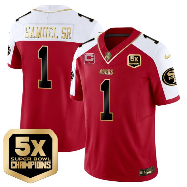 Men's 49ers 5x Super Bowl Champions Vapor Limited Jersey - All Stitched - Image 42