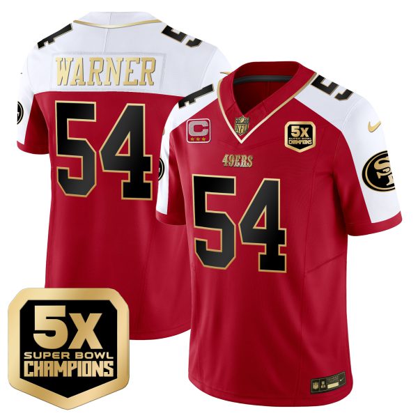 Men's 49ers 5x Super Bowl Champions Vapor Limited Jersey - All Stitched - Image 45