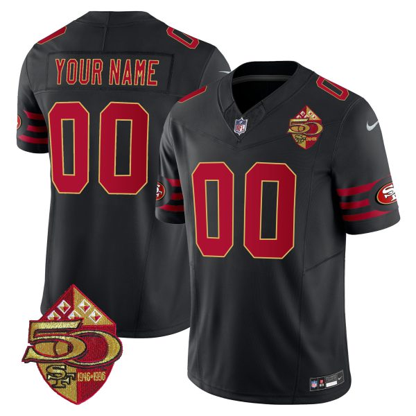 49ers 1996 Throwback Vapor Limited Custom Jersey - All Stitched - Image 3