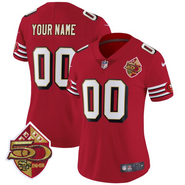 49ers 1996 Throwback Vapor Limited Custom Jersey - All Stitched - Image 5