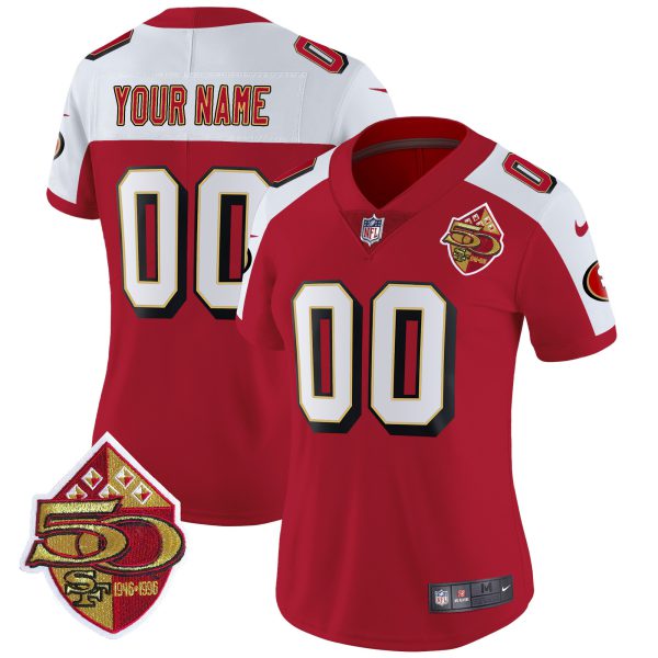 49ers 1996 Throwback Vapor Limited Custom Jersey - All Stitched - Image 8