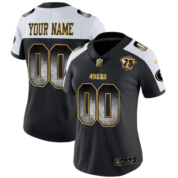 49ers Arch Smoke Vapor Custom Jersey - All Stitched - Image 9