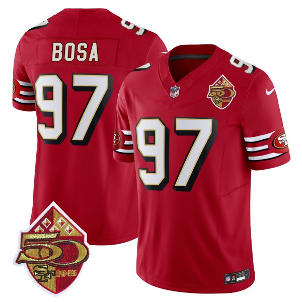 Men's 49ers 1996 Throwback Vapor Limited Jersey - All Stitched - Image 7