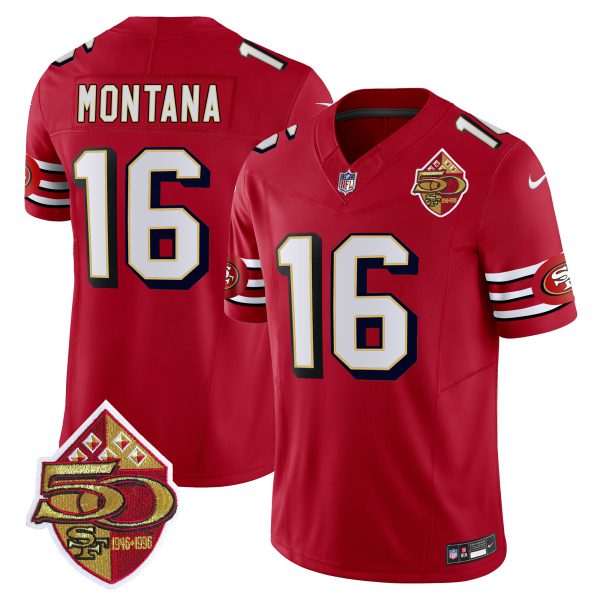 Men's 49ers 1996 Throwback Vapor Limited Jersey - All Stitched - Image 8