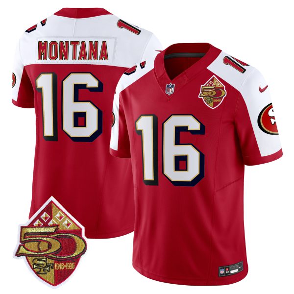Men's 49ers 1996 Throwback Vapor Limited Jersey - All Stitched - Image 38