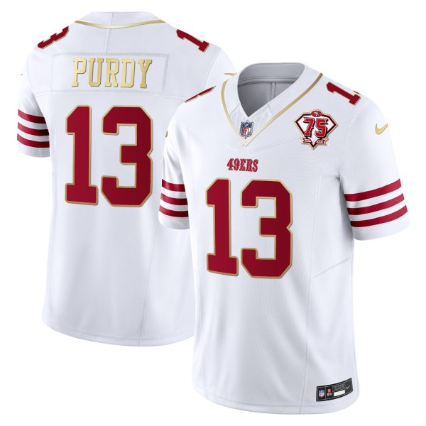 Men's 49ers 2023 Vapor Gold Trim Limited Jersey - All Stitched - Image 3