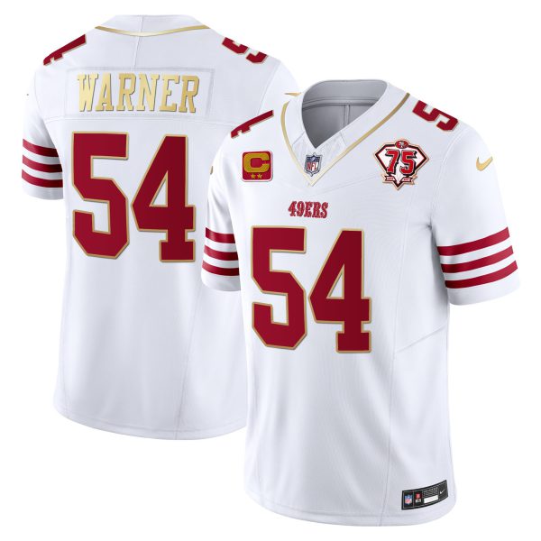 Men's 49ers 2023 Vapor Gold Trim Limited Jersey - All Stitched - Image 5