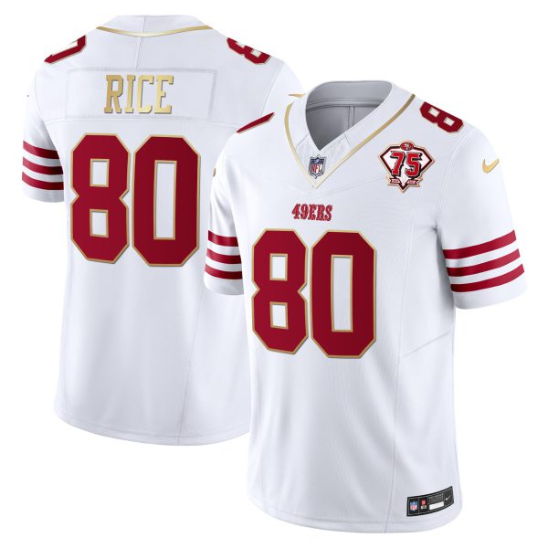 Men's 49ers 2023 Vapor Gold Trim Limited Jersey - All Stitched - Image 6