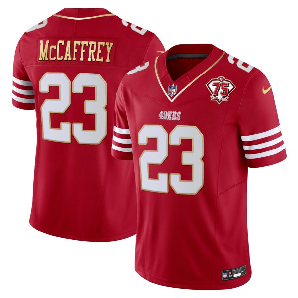 Men's 49ers 2023 Vapor Gold Trim Limited Jersey - All Stitched - Image 12