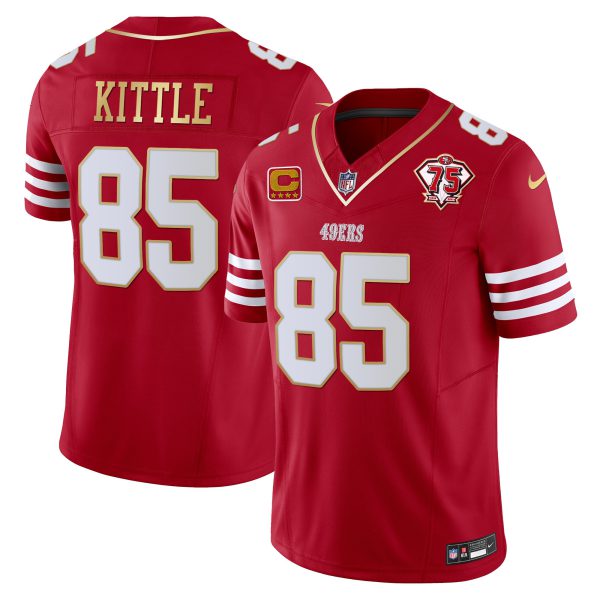 Men's 49ers 2023 Vapor Gold Trim Limited Jersey - All Stitched - Image 15