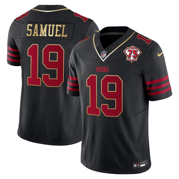 Men's 49ers 2023 Vapor Gold Trim Limited Jersey - All Stitched - Image 24