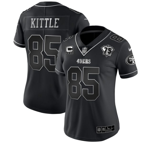 49ers 75th Anniversary Patch Black Silver Limited - All Stitched - Image 10