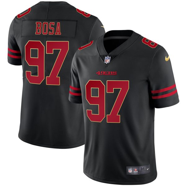 49ers Black Gold Vapor Player Jersey - All Stitched - Image 6