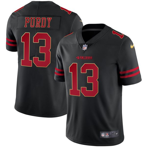 49ers Black Gold Vapor Player Jersey - All Stitched - Image 10