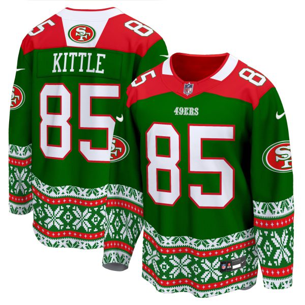 Men's 49ers 2024 Christmas Premier Breakaway Jersey - All Printed - Image 14