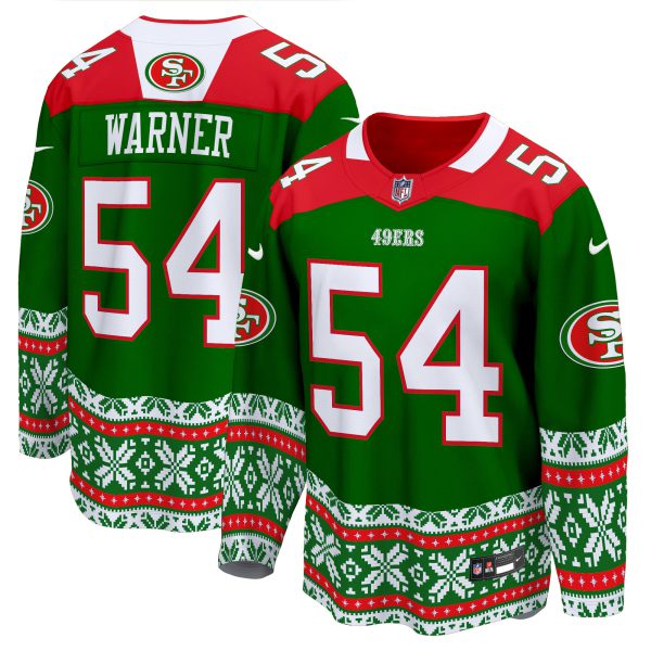 Men's 49ers 2024 Christmas Premier Breakaway Jersey - All Printed - Image 15