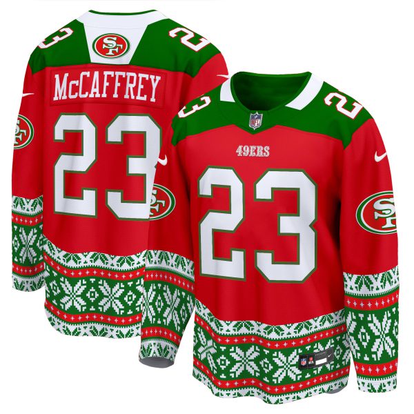 Men's 49ers 2024 Christmas Premier Breakaway Jersey - All Printed