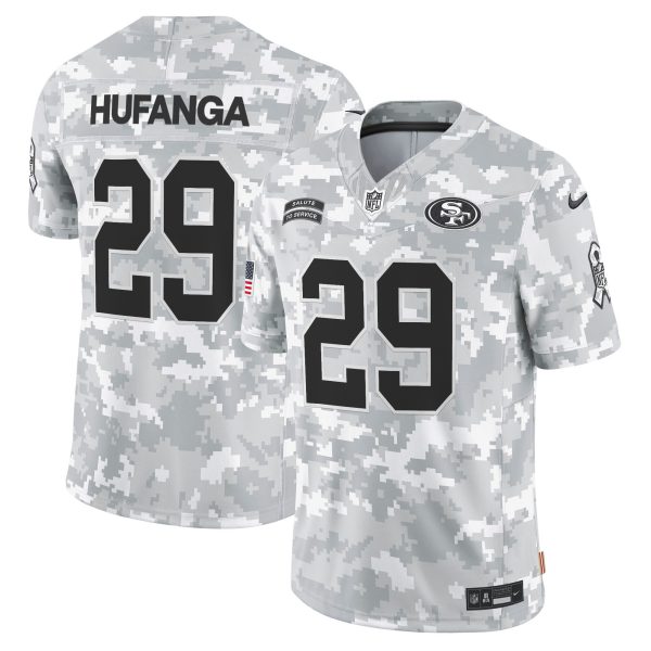 Men's 49ers 2024 Salute to Service Vapor Limited Jersey - All stitched - Image 10
