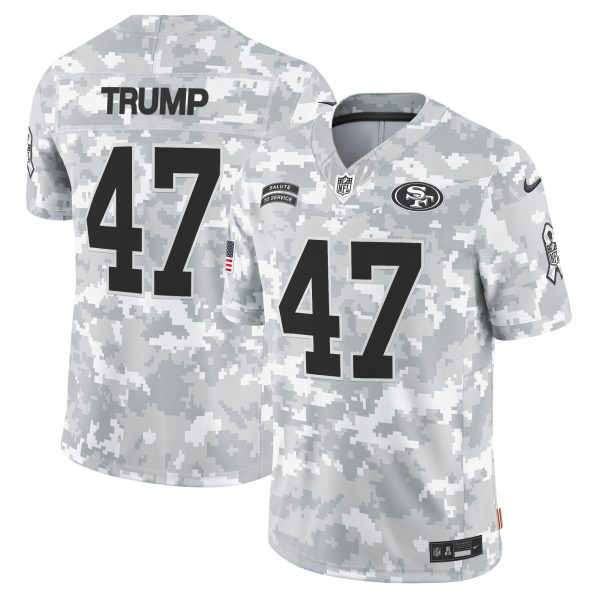 Men's 49ers 2024 Salute to Service Vapor Limited Jersey - All stitched - Image 11