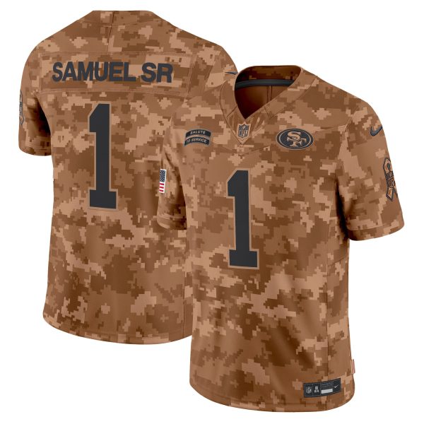 Men's 49ers 2024 Salute to Service Vapor Limited Jersey - All stitched - Image 14