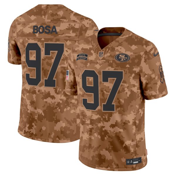 Men's 49ers 2024 Salute to Service Vapor Limited Jersey - All stitched - Image 19