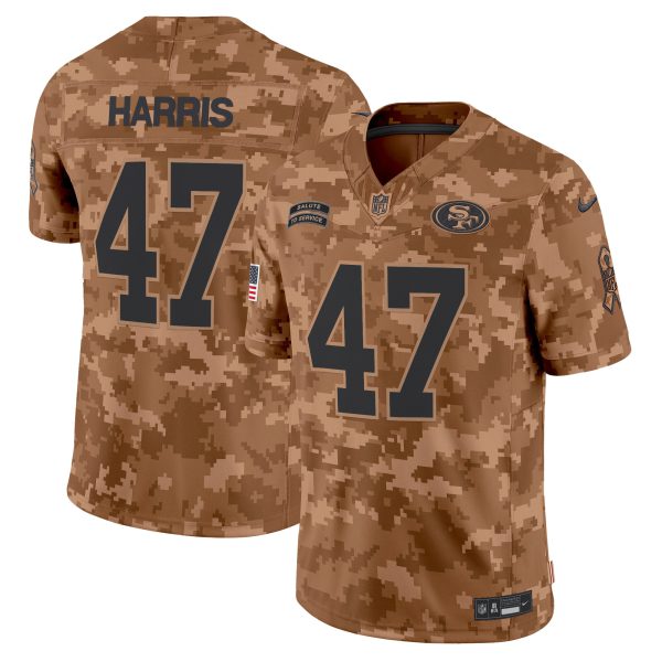 Men's 49ers 2024 Salute to Service Vapor Limited Jersey - All stitched - Image 24