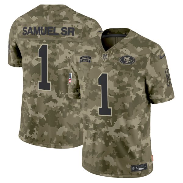 Men's 49ers 2024 Salute to Service Vapor Limited Jersey - All stitched - Image 26