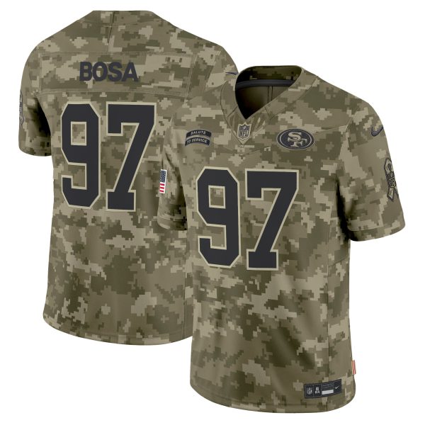 Men's 49ers 2024 Salute to Service Vapor Limited Jersey - All stitched - Image 31