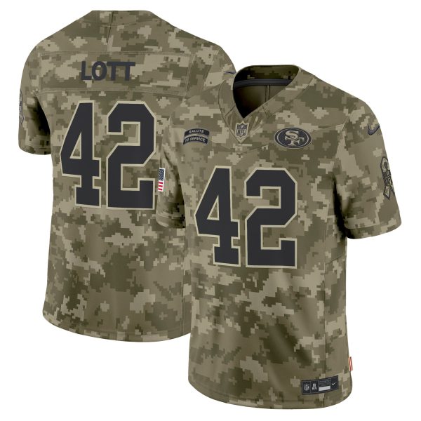 Men's 49ers 2024 Salute to Service Vapor Limited Jersey - All stitched - Image 33