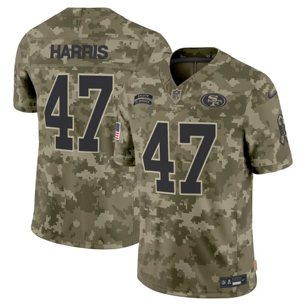 Men's 49ers 2024 Salute to Service Vapor Limited Jersey - All stitched - Image 36