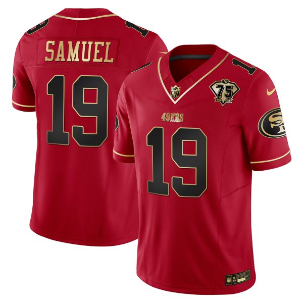 Youth's 49ers 2023 Vapor Gold Limited Jersey - All Stitched - Image 2