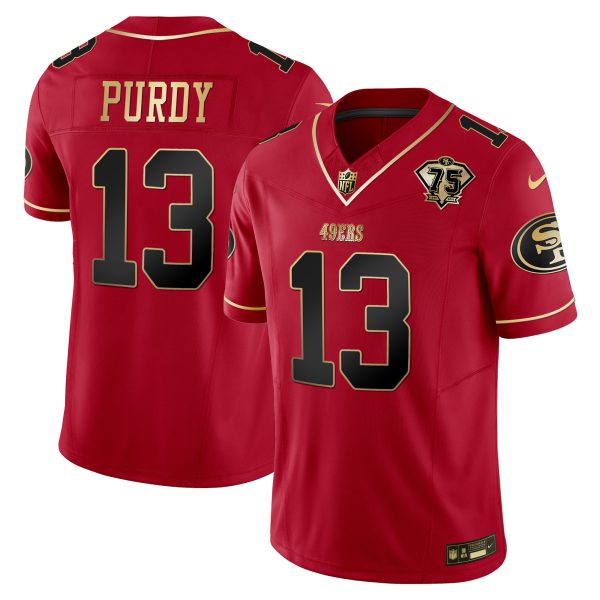 Youth's 49ers 2023 Vapor Gold Limited Jersey - All Stitched - Image 3
