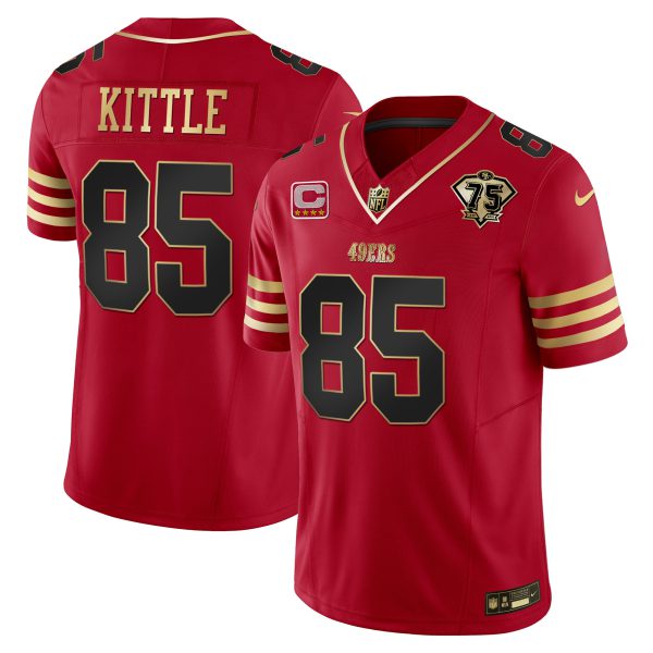 Youth's 49ers 2023 Vapor Gold Limited Jersey - All Stitched - Image 14